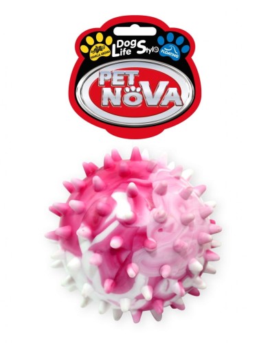 PET NOVA Zabawka dla Psa Piłka z Wypustkami 6,5cm
