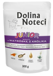 DOLINA NOTECI Premium JUNIOR Wątróbka z Królika 300g