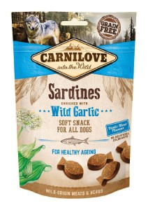 CARNILOVE Semi Moist Snack Sardines with Wild Garlic 200g