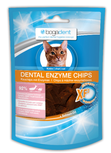 Bogadent DENTAL ENZYME CHIPS FISH enzymatyczny przysmak z rybą dla kota 50g