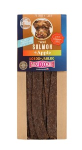 MILORD Suszony przysmak dla psa Łosoś z Jabłkiem 80g