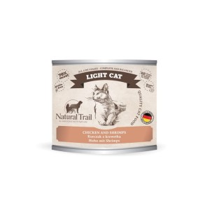 NATURAL TRAIL Light Chicken Cat Puszka 200g Kurczak Krewetki