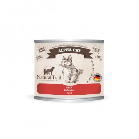 NATURAL TRAIL Alpha Cat Puszka 400g Wołowina