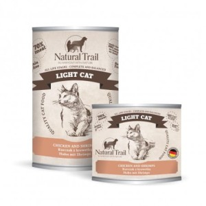 NATURAL TRAIL Light Chicken Cat Puszka 400g Kurczak Krewetki