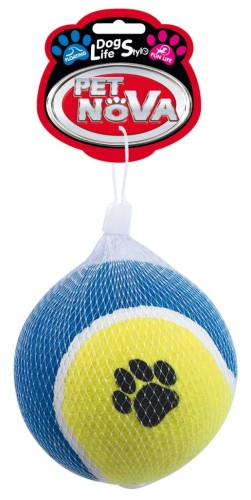 PET NOVA Zabawka dla Psa Duża Piłka Tenisowa 10cm