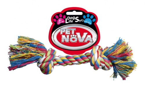 PET NOVA Sznur bawełniany 17cm Superdental gryzak czyszczący zęby