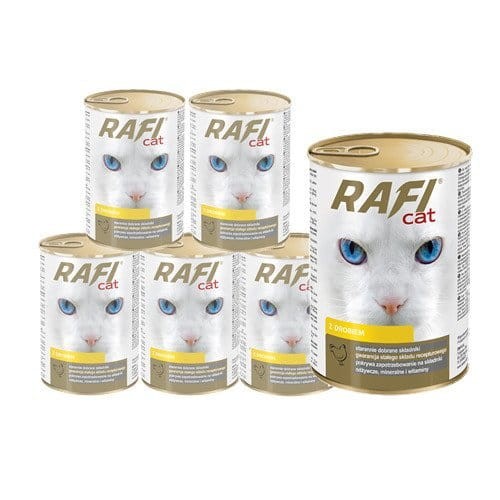 RAFI cat DRÓB w Sosie puszka 24x415g