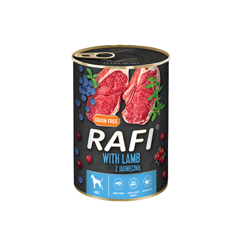 RAFI z jagnięciną puszka 400g