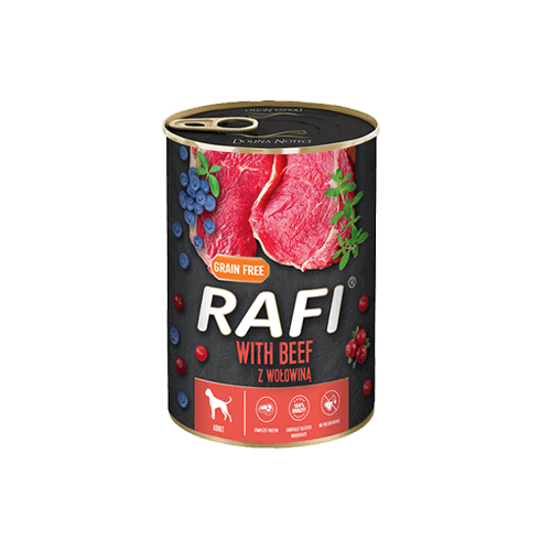 RAFI z wołowiną puszka 400g