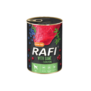 RAFI z dziczyzną puszka  400g