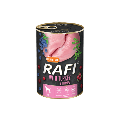 RAFI z indykiem puszka 400g