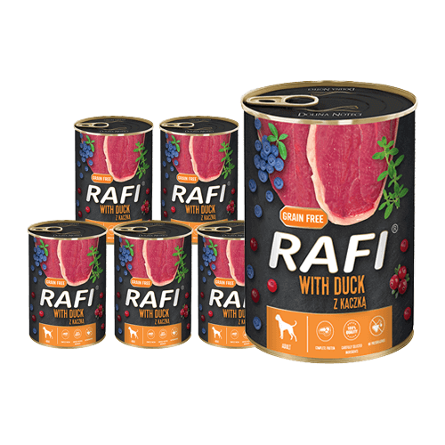 RAFI z kaczką puszka 24x400 g