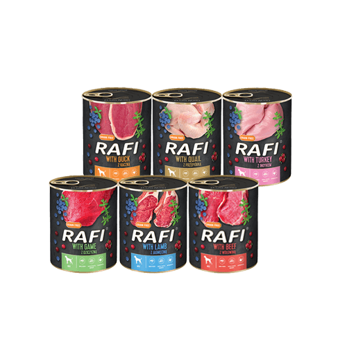RAFI Pasztet Adult MIX 48x400g