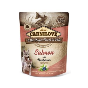 CARNILOVE Dog Pouch Salmon & Blueberries 300g Saszetka dla Szczeniąt
