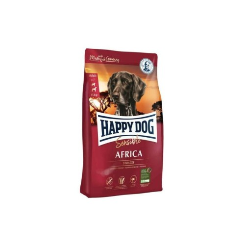 HAPPY DOG Supreme Sensible Africa 4kg ze Strusiem