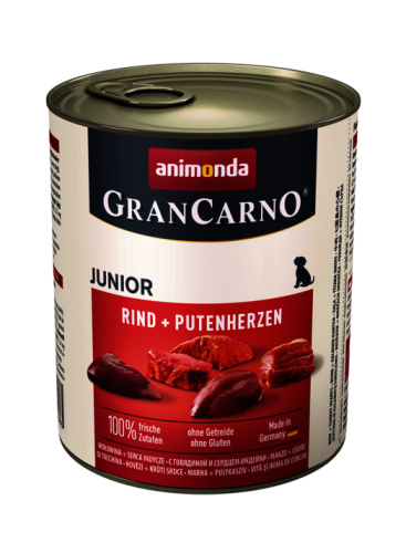ANIMONDA GranCarno JUNIOR Wołowina Serca Indycze