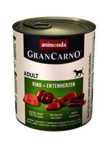 ANIMONDA GranCarno ADULT Wołowina Kacze Serca 800g
