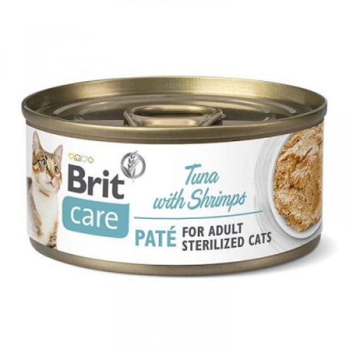Brit Care Cat Sterilized Tuna &amp; Shrimps 70g