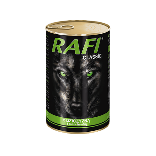 RAFI Classic z Dziczyzną i Marchewką w Sosie 1240g