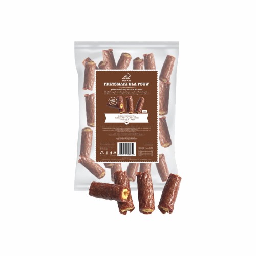 WET-ART Naturalny Przysmak Rurki Ryżowe z Jagnięciny 500g