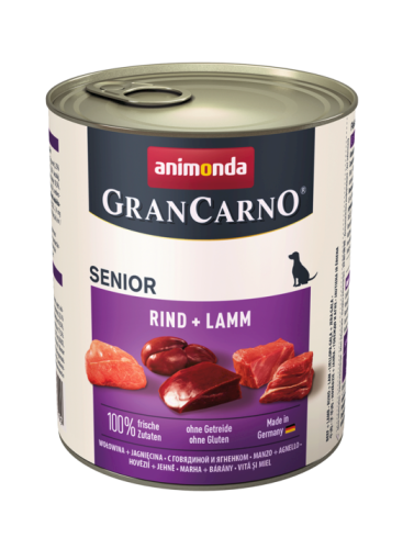 ANIMONDA GranCarno SENIOR Wołowina Jagnięcina 12x800g