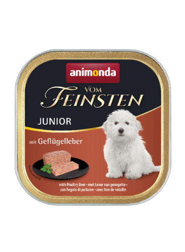 ANIMONDA Vom Feinsten JUNIOR Wątróbka Drobiowa 150g
