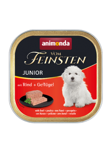 ANIMONDA Vom Feinsten JUNIOR Wołowina Drób 150g