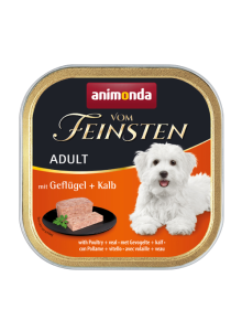 ANIMONDA Vom Feinsten ADULT Drób Cielęcina 150g