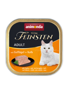 ANIMONDA Vom Feinsten ADULT Drób Cielęcina 100g