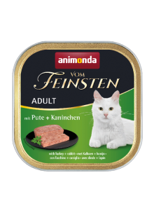ANIMONDA Vom Feinsten ADULT Indyk Królik 100g