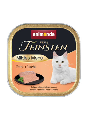 ANIMONDA Vom Feinsten MILDES Indyk Łosoś 100g Kastrat