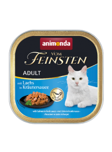 ANIMONDA Vom Feinsten ADULT No Grain Łosoś w Sosie Ziołowym 100g