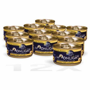 Moonlight Dinner nr 4 Tuńczyk, Kurczak i Łosoś 80g - 12szt