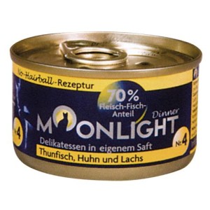 Moonlight Dinner nr 4 Tuńczyk, Kurczak i Łosoś 80g