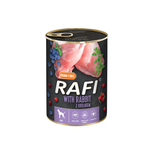 RAFI z królikiem puszka 400g