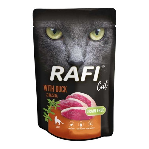 RAFI Cat Adult z Kaczką 100g