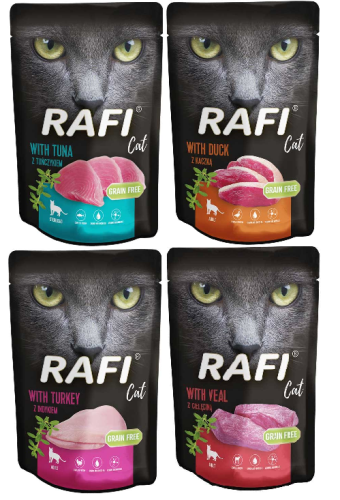 RAFI Cat Adult Mix Saszetki dla Kota 40x100g