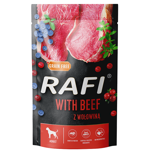 RAFI z wołowiną Saszetka 500g