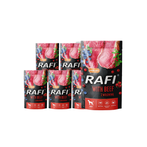 RAFI z wołowiną Saszetka 10x500g