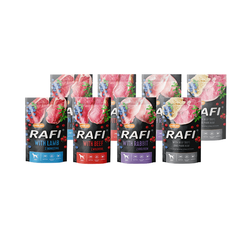 RAFI Mokra Karma Mix Saszetek 20x500g