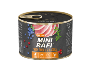 RAFI Mokra Karma dla Psa Rasy Mini z Kaczką 185g