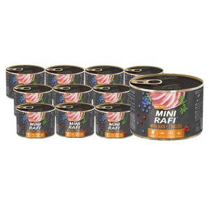 RAFI Mokra Karma dla Psa Rasy Mini z Kaczką 12x185g
