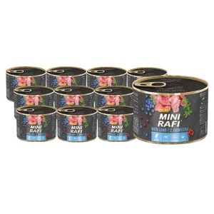 RAFI Mokra Karma dla Psa Rasy Mini z Jagnięciną 12x185g