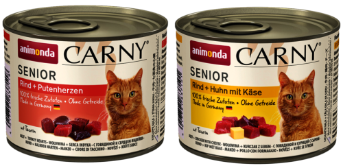 ANIMONDA Carny SENIOR MIX 24x200g
