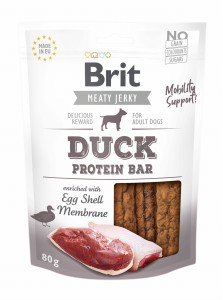 Brit Jerky Snack Duck Protein Bar 80g