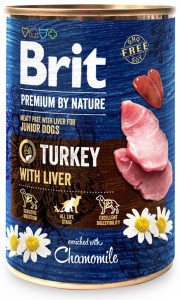 BRIT Premium by Nature Turkey & Liver Puszka 400g