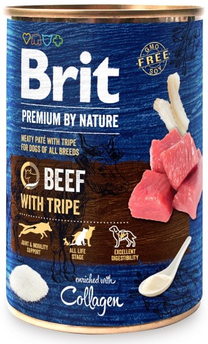 BRIT Premium by Nature Beef with Tripes Puszka 400g