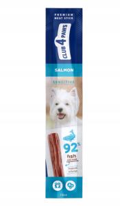 CLUB 4 PAWS Meat Stick Sensitive z łososiem 12g