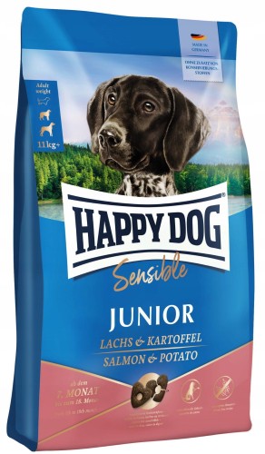 HAPPY DOG Sensible Junior Łosoś i Ziemniaki 10kg
