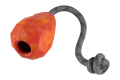 RUFFWEAR Huck-a-Cone kauczukowa zabawka ze sznurkiem CZERWONA